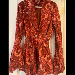 Free People Flare Sleeve Jacket